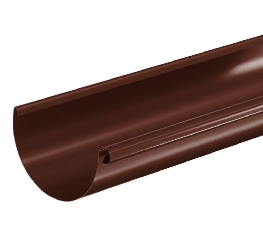 Водосток Aquasistem, система 150/100 - Водосточный желоб 3.00м RAL 8017 Коричневый купить в Артеме
