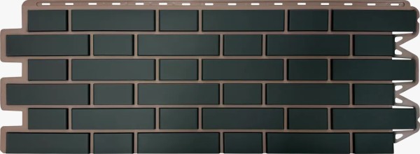 Фасадная панель Альта-Профиль, Кирпич Клинкерный, Графит купить в Артеме