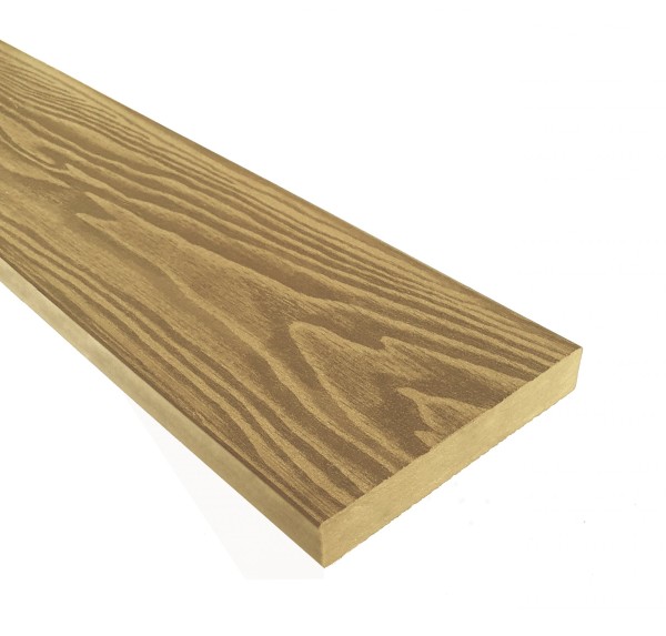 Террасная доска из ДПК Terrapol Смарт 3D Полнотелая без паза Дуб Севилья купить в Артеме