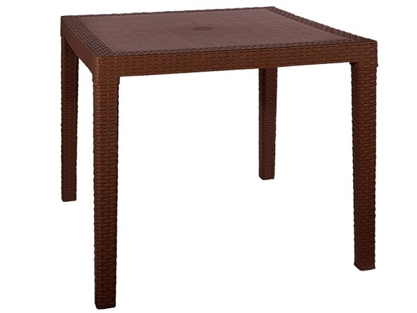 Стол квадратный FIJI Quatro Table Коричневый купить в Артеме