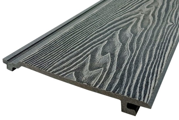 Сайдинг Darvolex 185x19x3000мм, 3D тиснение Серый купить в Артеме