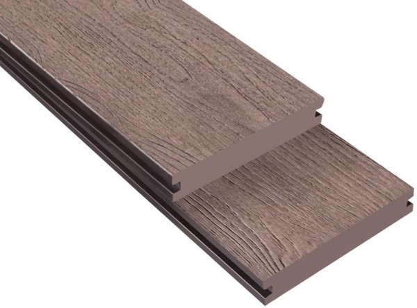 Террасная доска ДПК Outdoor 3D полнотелая NEVADA/CALIFORNIA BROWN коричневая микс купить в Артеме