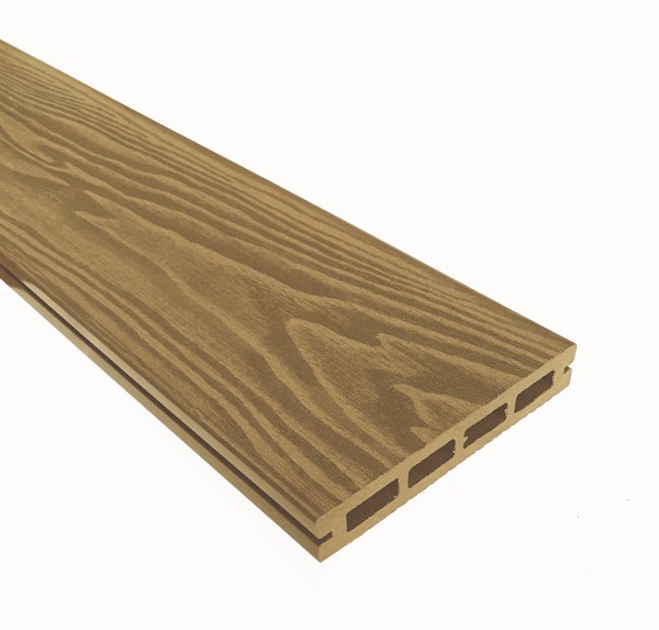 Террасная доска из ДПК Terrapol Смарт 3D Пустотелая с пазом Дуб Севилья купить в Артеме