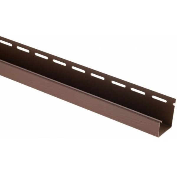 J-профиль Люкс Крашенный, T-15, ВН, Тёмный Орех купить в Артеме