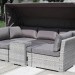 Диван-Трансформер AFINA плетеный из иск. ротанга AFM-320G Grey купить в Артеме