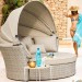 Диван-Трансформер AFINA плетеный из иск. ротанга AFM-325 Beige купить в Артеме