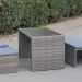 Диван-Трансформер AFINA плетеный из иск. ротанга S330G-W78 Grey купить в Артеме