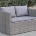 Диван-Трансформер AFINA плетеный из иск. ротанга S330G-W78 Grey купить в Артеме