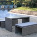 Диван-Трансформер AFINA плетеный из иск. ротанга S330G-W78 Grey купить в Артеме