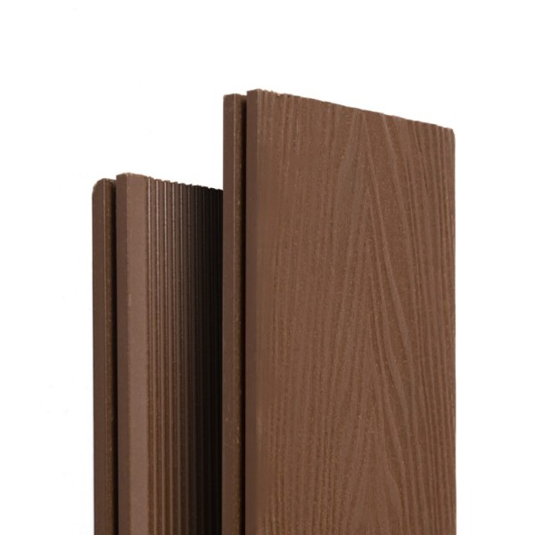 Террасная доска Ecodecking Экстра 3D полнотелая Шоколад купить в Артеме