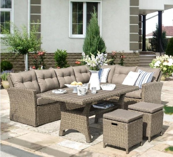 Комплект мебели AFINA плетеной из иск. ротанга AFM-307B Beige купить в Артеме