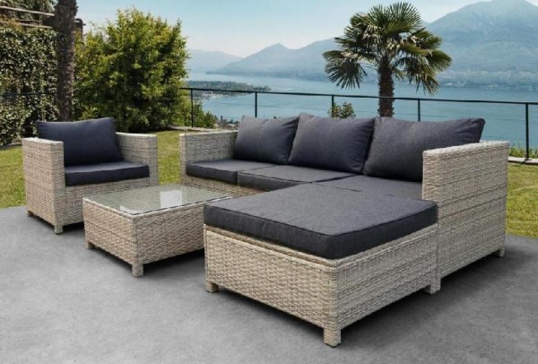 Комплект мебели AFINA плетеной из иск. ротанга YR821G Grey/Grey купить в Артеме
