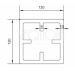 Столб SEQUOIA Evolution 3D WOOD GRAY купить в Артеме