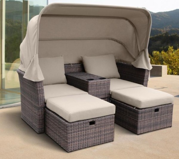 Комплект мебели AFINA плетеной из иск. ротанга AFM-330B Brown купить в Артеме
