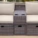 Комплект мебели AFINA плетеной из иск. ротанга AFM-330B Brown купить в Артеме
