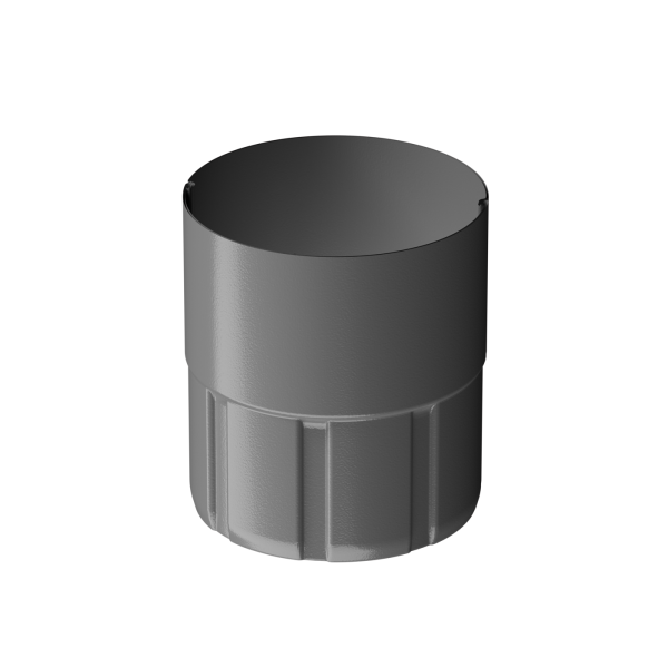Муфта соединительная для водостока Döcke STAL PREMIUM, Графит купить в Артеме