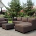 Комплект мебели AFINA плетеной из иск. ротанга YR821A Brown/Beige купить в Артеме