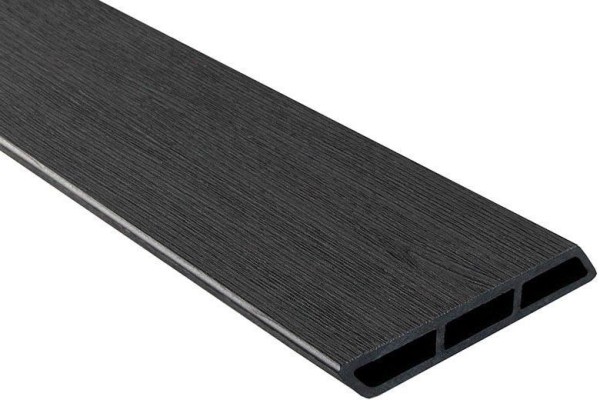 Доска Ромбус 3D ДПК Outdoor STORM BLACK черная купить в Артеме