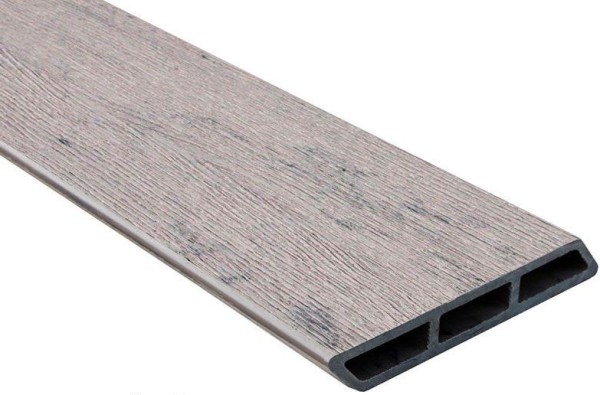 Доска Ромбус 3D ДПК Outdoor STORM GREY серая микс купить в Артеме