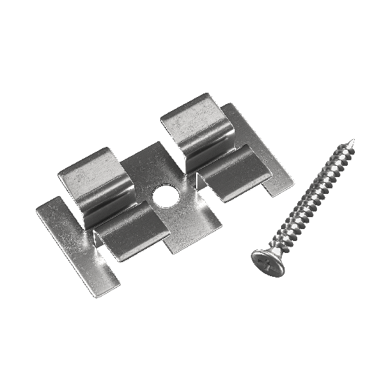 Клипса с саморезом, Grinder шовный монтаж 5 mm купить в Артеме