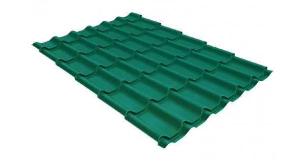 Металлочерепица классик 0,5 Satin RAL 5021 купить в Артеме