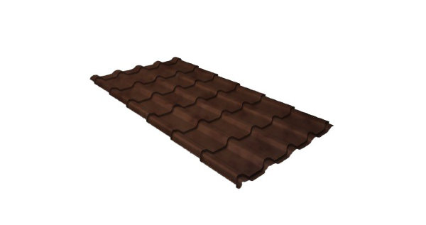 Металлочерепица камея 0,45 Safari Twincolor Brown купить в Артеме