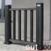 Ограждение из ДПК Outdoor Классик 3D STORM чёрный купить в Артеме