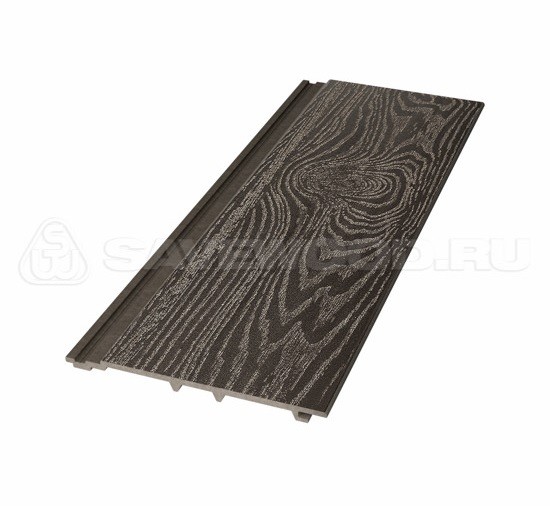 Сайдинг из дпк savewood sw-cedrus тангенциальный распил темно-коричневый купить в Артеме
