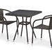 Комплект плетеной мебели AFINA из иск. ротанга T282BNT/Y137C-W53 Brown 2Pcs купить в Артеме