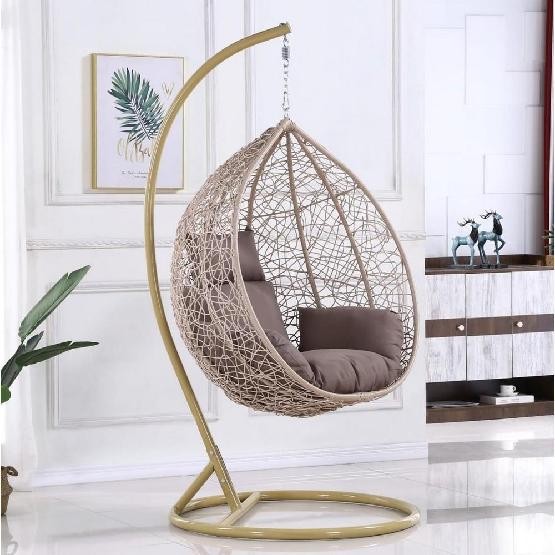 Кресло Подвесное из искусственного ротанга AFM-169A-LB Beige купить в Артеме