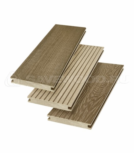 Террасная доска SW Fraxinus (R) полнотелая «SaveWood» Тик купить в Артеме