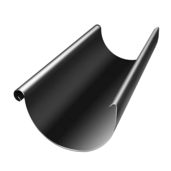 Водосток Grand Line 125x90 – Желоб 3м RAL 9005 купить в Артеме
