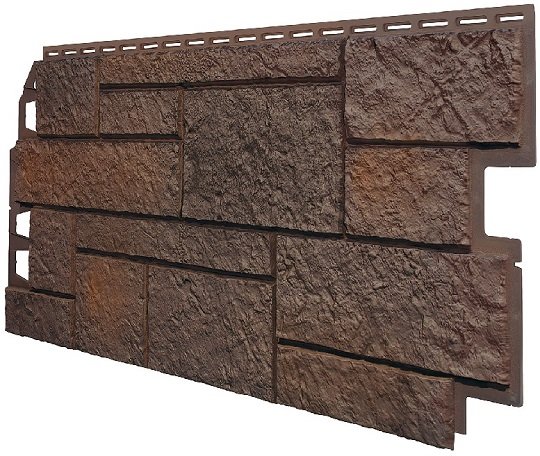 Фасадная панель VOX Sandstone (Сандстоун) темно коричневый купить в Артеме