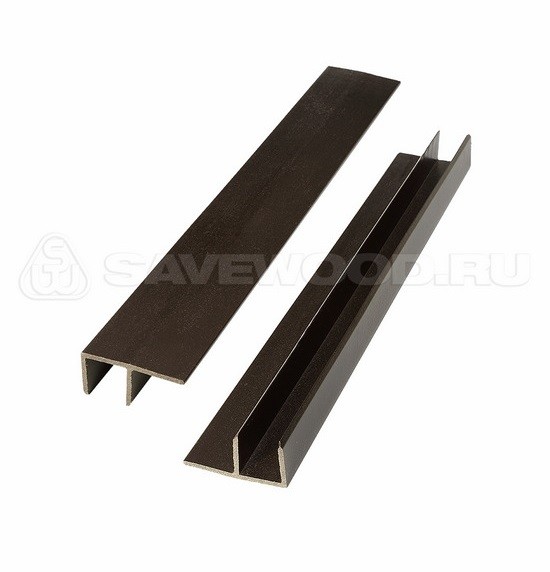 F-профиль ДПК Savewood – Тёмно-коричневый купить в Артеме