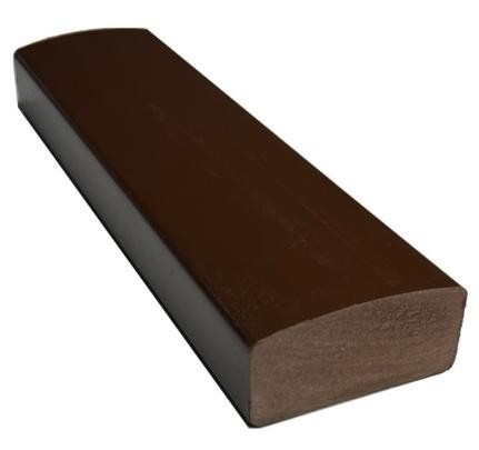 Лавочный брус Ecodecking Некст полнотелый глянцевый 70х35 шоколад купить в Артеме