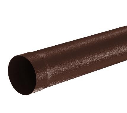 Водосток Aquasistem, Система 150/100 - Труба водосточная 1.00м RAL 8017 Коричневый matt купить в Артеме