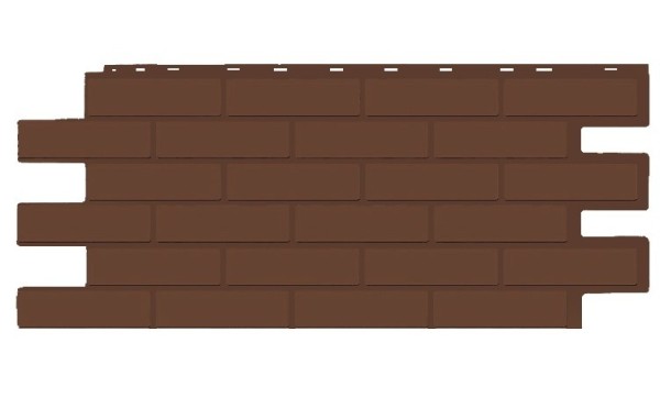 Фасадная панель T-Siding Кирпич Модерн Эко Браун купить в Артеме