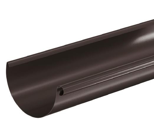 Водосток Aquasistem, система 125x90 - Водосточный желоб 3.00м RR 32 Тёмно Коричневый купить в Артеме