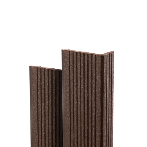Угол торцевой Ecodecking Техно 70х35x3000 Шоколад купить в Артеме