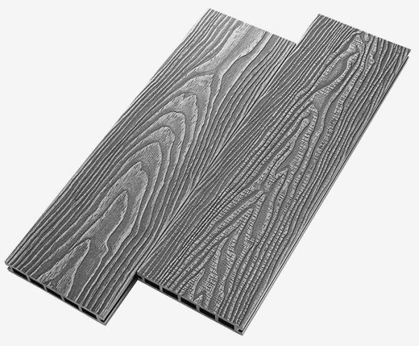 Террасная доска из ДПК RusDecking Unodeck Vintage - Серый купить в Артеме