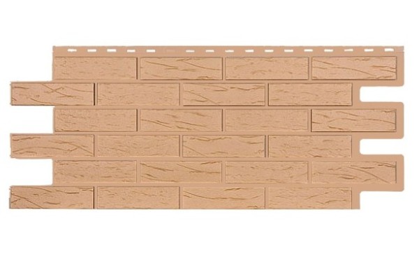 Фасадная панель T-Siding Кирпич Саман Эко Крем купить в Артеме