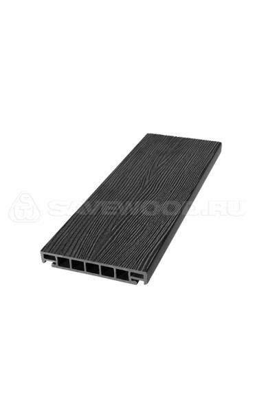 Террасная доска из ДПК SW Salix (S) (R) черный купить в Артеме